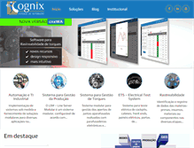 Tablet Screenshot of cognix.com.br